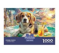 Beagle Skateboard Puzzle Della Collezione Museo - Edizione Da 1000 Pezzi Con Fedeli Riproduzioni Di Opere D'Arte - Regalo Educativo E Di Qualità (12+) 70x50cm/1000pcs