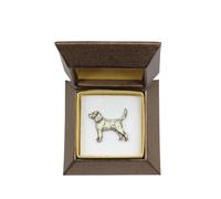 Beagle - Spilla Argentata Con L'Immagine Di Un Cane Art Dog DE