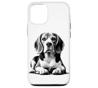 Beagle super dolce come ritratto in posa sdraiata Custodia per iPhone 12/12 Pro