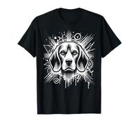 Beagle - Testa di cane in stile graffiti urbano Maglietta