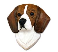 Beagle Testa Placca Figurina Tri
