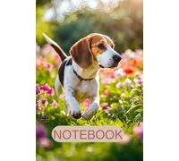 Beagle Theme Notebook: Book for School college and Office, 100 pages, Ruled, No margin, paperback, 6x9 size