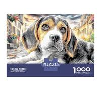 Beagle Un Puzzle Unico da 1000 PezziBeagle Resting Colorato Intricato Stimolante e Ingarbugliante Puzzle per AdultiPuzzle - 100% Cartone Riciclato100% Cartone Riciclato70x50cm/1000pcs