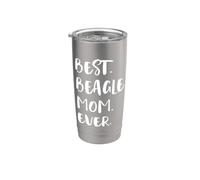 Beagles Best Beagle Mom Ever Bicchiere termico in acciaio inox doppia parete