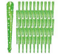 BEAHING 50 creatori di Rumore a Bastoncini di Tuono, creatori di Rumore a Forma di Stella per Eventi Sportivi con Campana, Accessori Verdi per Lo Spirito di Squadra