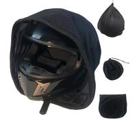 BEAHING Borsa per casco da motociclista in poliestere foderata in pile con coulisse, custodia lavabile e traspirante antipolvere