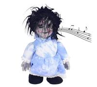 BEAHING Doll horror, Halloween Bambola spaventosa 13.39x7.48 pollici a batteria vocale bambole inquieta