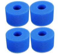 BEAHING Filtri della Piscina, 4 Pezzi Filtri della Piscina di Tipo 1, Vasca idromassaggio 4x3 Lavabile e Riutilizzabile per Nuotare Pulito e Vasca idromassaggio