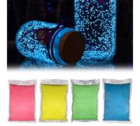 BEAHING Glow nella Sabbia Scura 4 Borse 10g/Borsa Riutilizzabile Luminosa Sabbia Luminosa Sabbia Fai da Te baglio