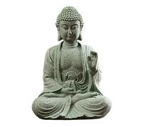 BEAHING Little Buddha, Buddha Statue Mini Buddah Ornamento Mediazione arenaria di arenaria Meditare gli accessori per giardino Zen, arredamento, stile 2
