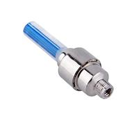BEAHING Luci per Ruote a LED da 2 Pezzi, Tappo per valvola della Gomma della Ruota Bicicletta Lampada al Neon a LED per Bicicletta per Auto, Luce Blu per la Guida Notturna