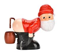 BEAHING Macchina per Fare Bolle per Bambini, Luce Divertente e Musica, Che soffia Bolle con Babbo Natale con Soluzione da 60 ml e Batteria, Giocattoli Natalizi per Ragazze Ragazzi