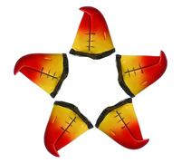 BEAHING Maschera per becco per uccelli, 5 pezzi Maschera per becco per uccelli romanzi di naso divertente per il naso in vinile pappagallo con elastico indossare per festa, costume, cosplay