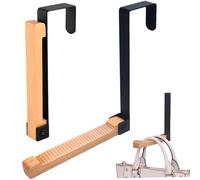 BEAHING Oltre la porta di asciugatura degli abiti da porta, sopra la di asciugatura della pieghevole per abiti in legno con asciugamano, cappotto, borsa