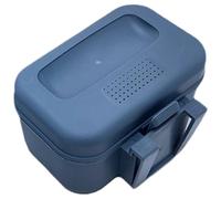 BEAHING Scatola per Vermi, Scatola per Esche Vive da Pesca in plastica Fori Traspiranti Secchio per Esche con Coperchio a Tenuta stagna Clip su Contenitore per Vermi per Cintura