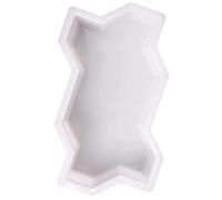 BEAHING Stampo per calcestruzzo per percorsi, Riutilizzabile, per Mattoni in Cemento a Tre, per pavimentazione, Strumento per la Realizzazione di Strade Fai da Te