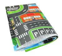 BEAHING Tappetino da Gioco per Auto 33x23 Pollici, Tappeto da Strada in Tessuto Non Tessuto Impermeabile per Sala Giochi per Bambini