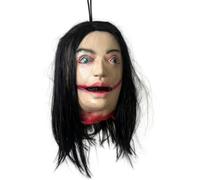 BEAHING Testa mozzata con Capelli, 11 Pollici, fantastiche Decorazioni di Halloween per la casa stregata