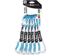 Beal - Set 6 rinvii da arrampicata - Pack Be Free Rubber x6 - Taglia 17 cm - Bianco
