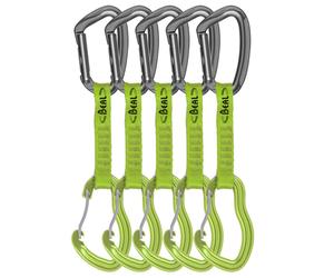Beal - Set di 5 rinvii - Pack Zest Quickdraw 11 cm x5 Green