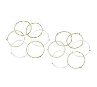 BEALIFE 12Pcs Corda per chitarra acustica Accessori per corde musicali elastiche Parte di ricambio Suono di vibrazione Corde per ukulele Bambini