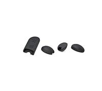 BEALIFE 3pcs Palm Cover con poggiapolsi Finger Black Cushion Pads Risers Parti sostituite Raccordi musicali Supporto Soft