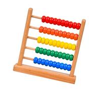 BEALIFE Abaco educativo per bambini, apprendimento della matematica, cornice di conteggio in legno colorato, giocattolo di conteggio, abaco, sviluppo delle competenze, strumento educativo digitale per