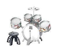 BEALIFE Batteria per principianti con pedale e grazioso sgabello. I bambini possono divertirsi a suonare e sviluppare le loro abilità musicali. Regalo di compleanno preferito, Stile B