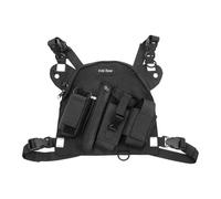 BEALIFE Borsa universale per radio con imbracatura e tasca, adatta per avventure in campeggio e viaggi. L'imbracatura per radio è realizzata in nylon con cerniera.