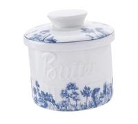 BEALIFE Burriera francese sofisticata con coperchio, burriera in ceramica che garantisce freschezza, accessorio da cucina e da pranzo, piatto in ceramica per una consistenza spalmabile fresca.