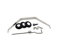 BEALIFE Carrello di atterraggio per aliante Modello di aereo RC Parti riparazione fai da te Modello adatto Eccellente assorbimento degli urti Kit ruota del carrello atterraggio facile Parti fai da te