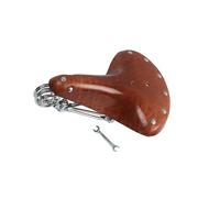 BEALIFE Cuscino per Sella da Bici retrò Resistente per Un Maggiore Comfort di Guida con Stile Vintage. Ogni Giorno ha 3 Borsa coprisella per Bambini, Marrone Scuro, 11.42x8.46x0.47 Pollici