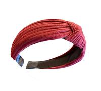BEALIFE Fascia per capelli da donna Fasce per cerchi per capelli sportivi Panno da corsa Allenamento Lavaggio per il viso Fasce elastiche Moda Copricapo Donna, Vino rosso