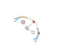 BEALIFE Giocattolo ad per passeggino, giocattolo per seggiolino auto, ad per attività per neonati con clip regolabili, attività sensoriale divertente con , elefante , 87x25cm