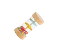 BEALIFE Giocattolo Rainmaker, sonaglio, stimolante sensoriale, gocce di pioggia, bastone della pioggia in legno, divertente regalo musicale per bambini e bambine, gocce di con perline, Rainmaker,