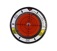 BEALIFE Ogni Colpo Conta con Gli Accessori da Golf con livella a Bolla ad precisione e Il marcatore per Palline da Golf a Doppia Faccia. Elegante aggiunta al, Arancione Bianco, 3.6x3.6x0.7 cm
