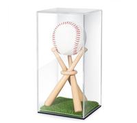 BEALIFE Palline da baseball al sicuro e al riparo dalla polvere con la teca espositiva in acrilico per palline da baseball e trofei