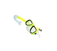 BEALIFE Per Maschera da snorkeling per bambini, occhiali da sub con ampia visuale che consentono ai bambini di esplorare il mondo sottomarino in tutta comodità e sicurezza. Set, Giallo, 35x15x6cm