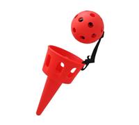 BEALIFE Set di giocattoli sensoriali per creare un legame tra genitori e figli, un gioco di intrattenimento per tutta la famiglia che richiede catturare la palla, rosso, 16.5 cm