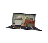 BEALIFE Set di modelli fai da te per città in Per scala 1/64, accessori per diorama di parcheggi durevoli, scene in miniatura, decorazioni per scene Per