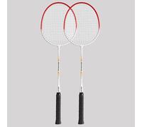BEALIFE Set di Racchette da Badminton per Bambini, Leggere e robuste, per tornei e Giochi in Famiglia, per coinvolgenti attività all'aperto. Le Racchette da, Rosso, Senza Borsa