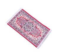 BEALIFE Tappetini per pavimenti in miniatura per case delle bambole che migliorano il gioco fantasioso dei bambini durante le avventure nella casa delle bambole. Simulazione del , Rosso , 17x10 cm