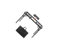 BEALIFE Tavolo da barbecue pieghevole portatile con altezza regolabile, mobili da esterno leggeri per barbecue spiaggia e campeggio, tavolo in rete, in metallo, borsa portaoggetti leggera