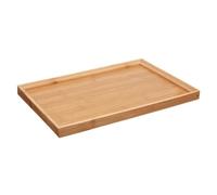 BEALIFE Vassoi in bambù, vassoio in legno non trattato, realizzato bambù | naturale, per servire tè, caffè, snack e cene.