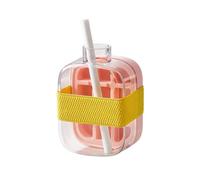 BEALIFE Vassoio Resistente per Bottiglia d'Acqua con Stampo,Rosa 500 ml | bottiglia che semplifica la rimozione del ghiaccio e la pulizia per il risciacquo quotidiano del bicchiere nel lavandino.