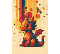 Beam Me Up Dragon || Lined Notebook, 6x9, 120 Pages: Perfect for journaling, note-taking, or cosmic daydreams on the go