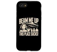 Beam Me Up Questo posto succhia astronave retrò Custodia per iPhone SE (2020) / 7/8