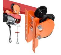 Beam Trolley, Small Crane, Double Wheels, 10.55 Inches High Load Capacity & Smooth Wheel, Electric Hoist Manual Cart for Construction, Industry, Household, Workshop, Garage, and Warehouse Use