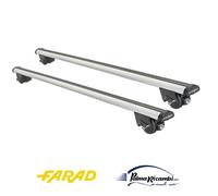 IRON120+BM03 BARRE PORTATUTTO FARAD ACCIAIO NERE VW PASSAT ALLTRACK/VARIANT 15>