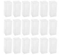 BEAMARKER 20 pz Scatole di Plastica Trasparente per Bomboniere Da 1.6x1.6x4 pollici Scatole Regalo Trasparenti Contenitori Vuoti per Matrimoni, Compleanni, Feste, Confezioni Regalo per Caramelle, Bisc